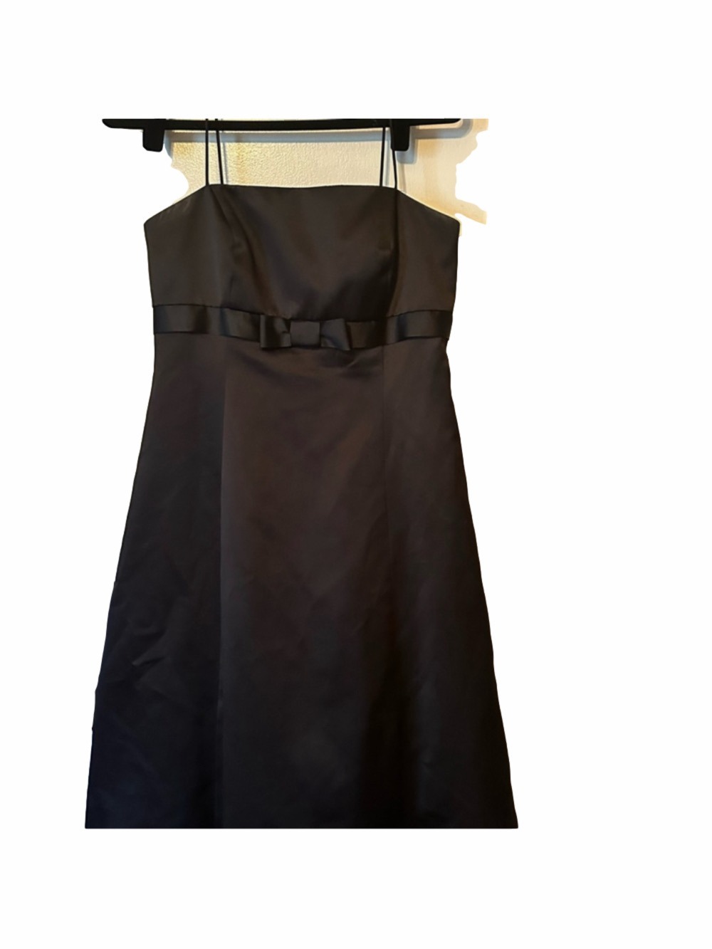 Davids Bridal Strapless Black Dress